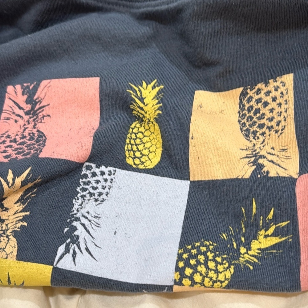 O'NEILL Long Sleeve T-Shirt Crew Neck Cotton crop sz XL runs like M/L - Picture 2 of 5